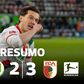 Golo português na vitória do Augsburgo nos descontos (resumo)