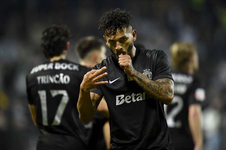 Golo de Luis Suárez no Moreirense-Sporting - Foto: Miguel Lemos/Kapta+