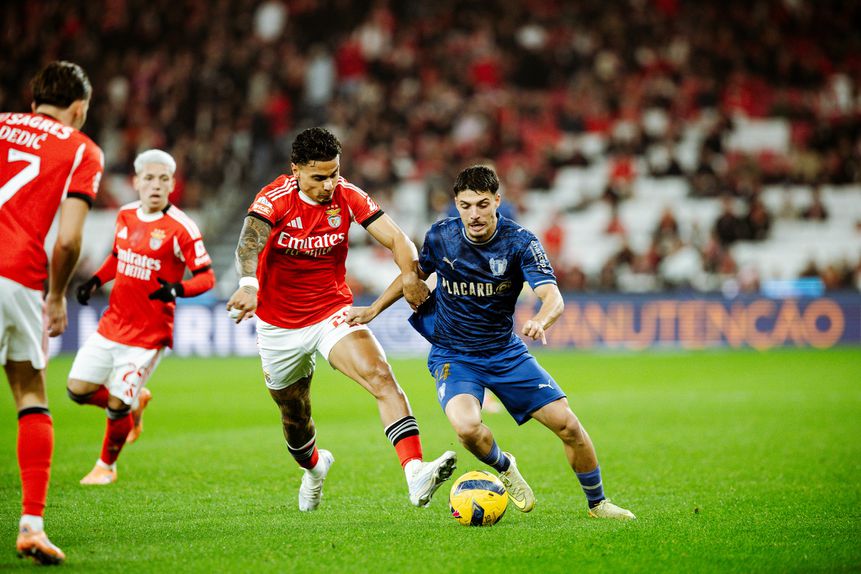 Camisola 14 dos azuis e brancos do Minho dá a receita para o duelo com os casapianos - Foto: Famalicão