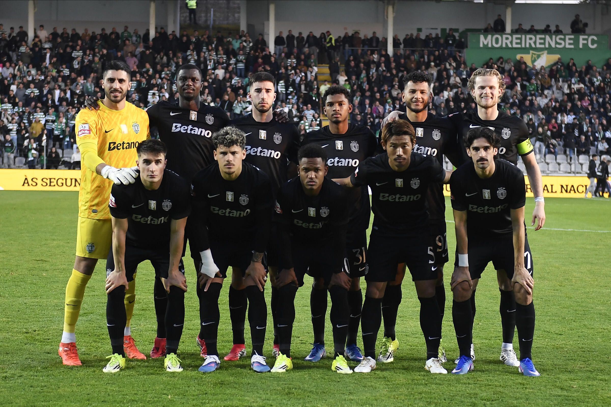 Onze leonino no Moreirense-Sporting - Foto: Miguel Lemos/Kapta+