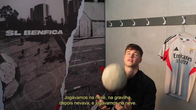 Dahl recorda infância a jogar na neve