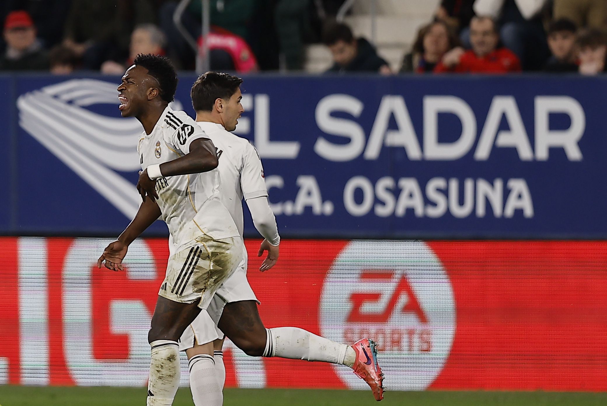Vinícius Júnior no Osasuna-Real Madrid - Foto: EPA
