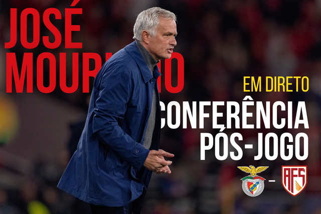 Direto: siga a conferência de imprensa de José Mourinho