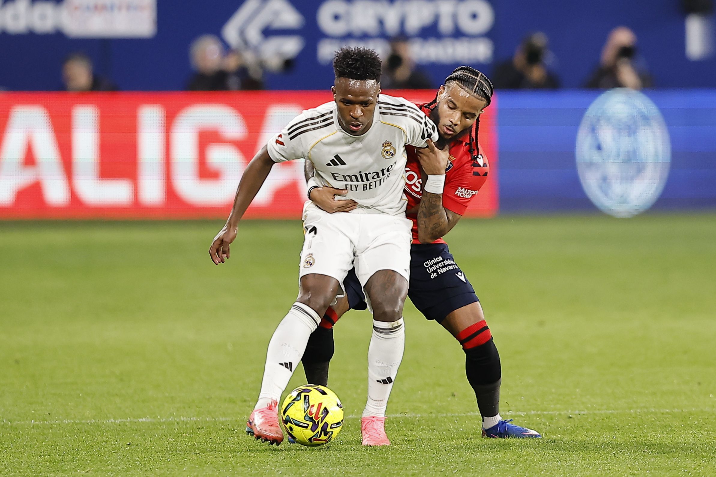 Vinícius Júnior no Osasuna-Real Madrid - Foto: EPA