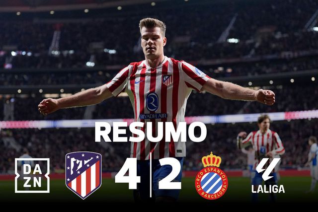 Atlético Madrid volta a sorrir, Espanhol em queda livre (resumo)