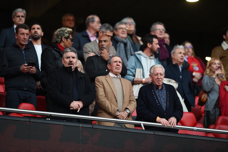 Toni, Humberto Coelho e José Augusto: três lendas do Benfica - Foto: Sérgio Miguel Santos