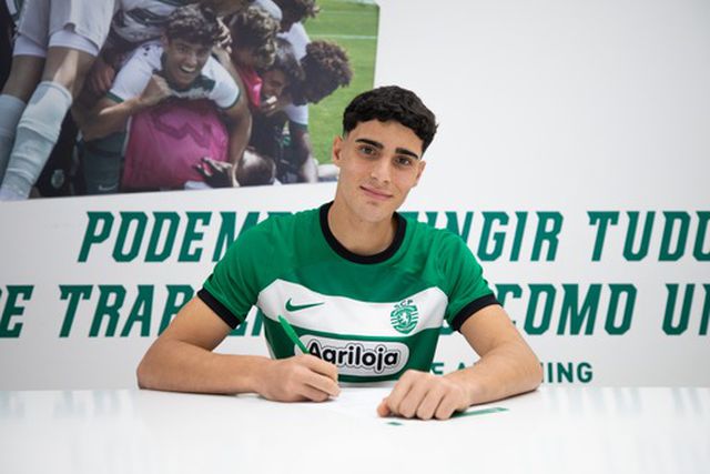 Sporting: central assina contrato