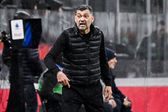 Sérgio Conceição a orientar mais um jogo do Milan na Serie A