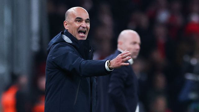 Roberto Martínez no Dinamarca-Portugal