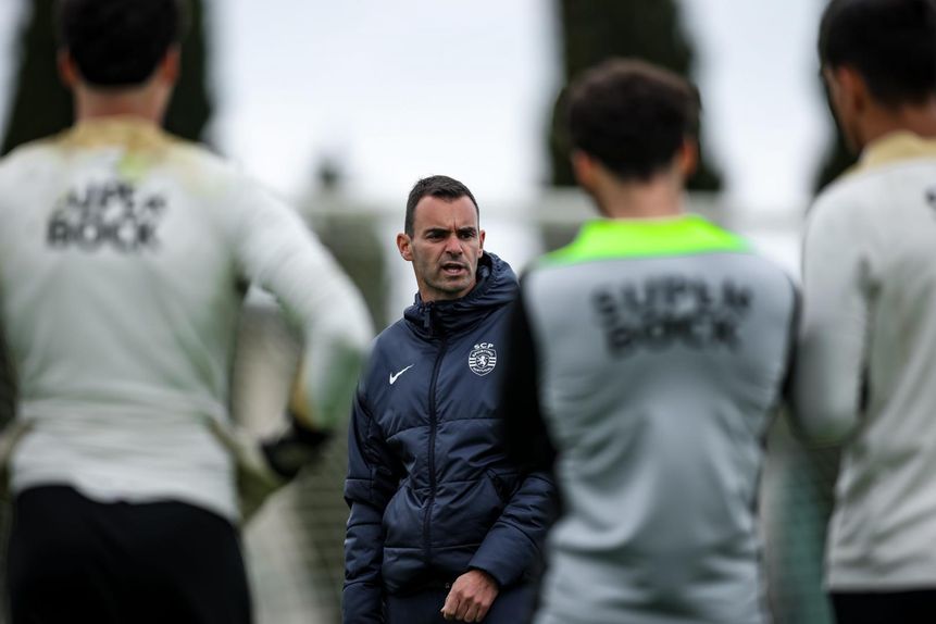 João Gião é o treinador da equipa B - Foto: Sporting CP