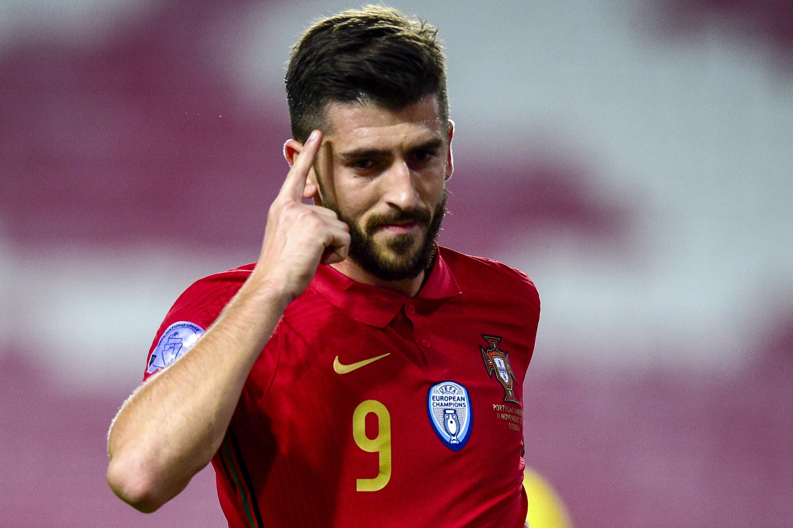 Paulinho marcou dois golos num total de três internacionalizações por Portugal (todas em 2020) - Foto: SÉRGIO MIGUEL SANTOS