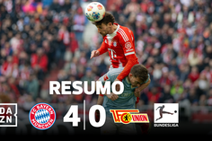 Sem Diogo Leite, Bayern passeia na receção ao Union Berlim (resumo)