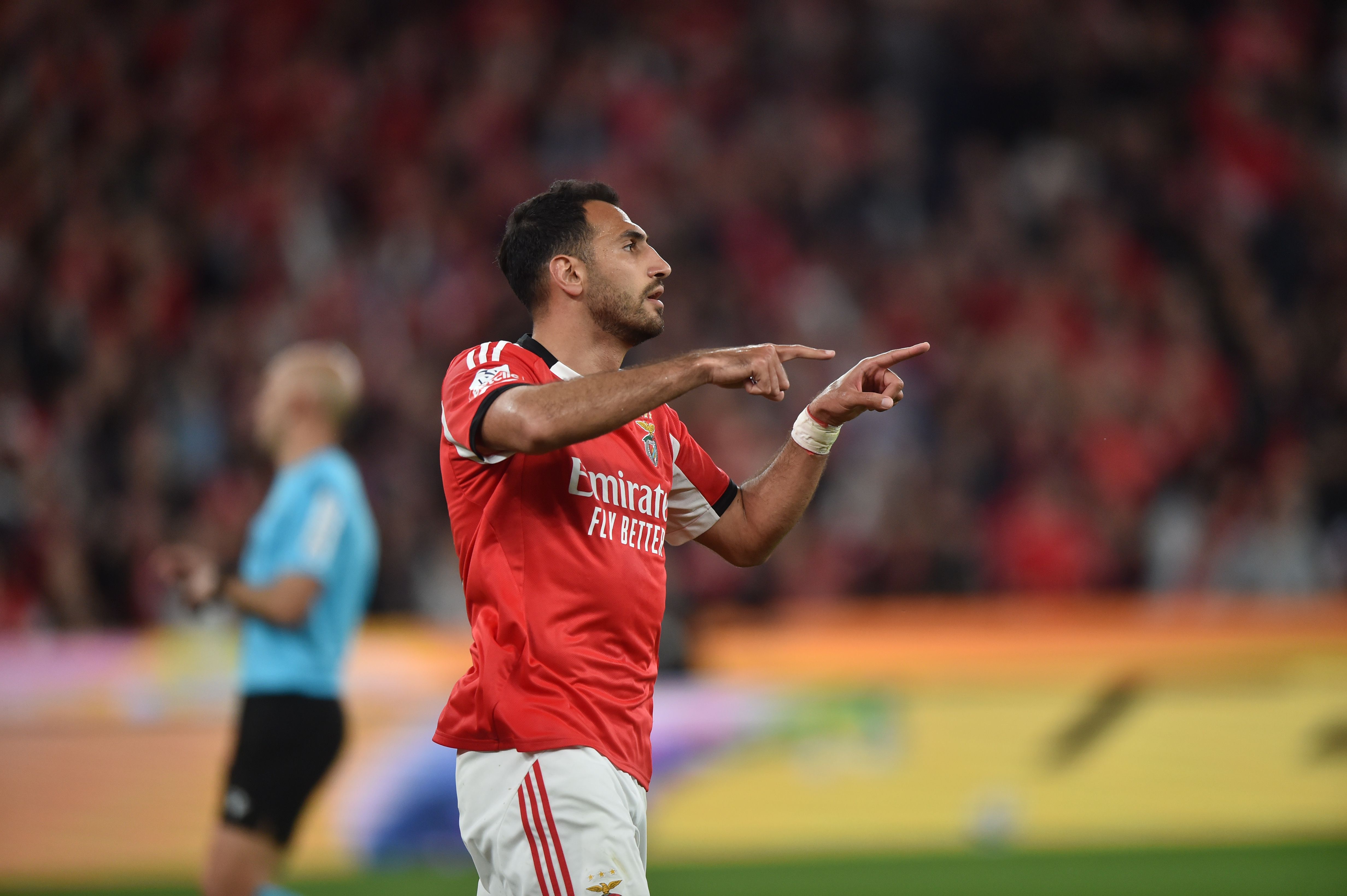 Pavlidis a festejar golo frente ao Vitória de Guimarães - Foto: Miguel Nunes