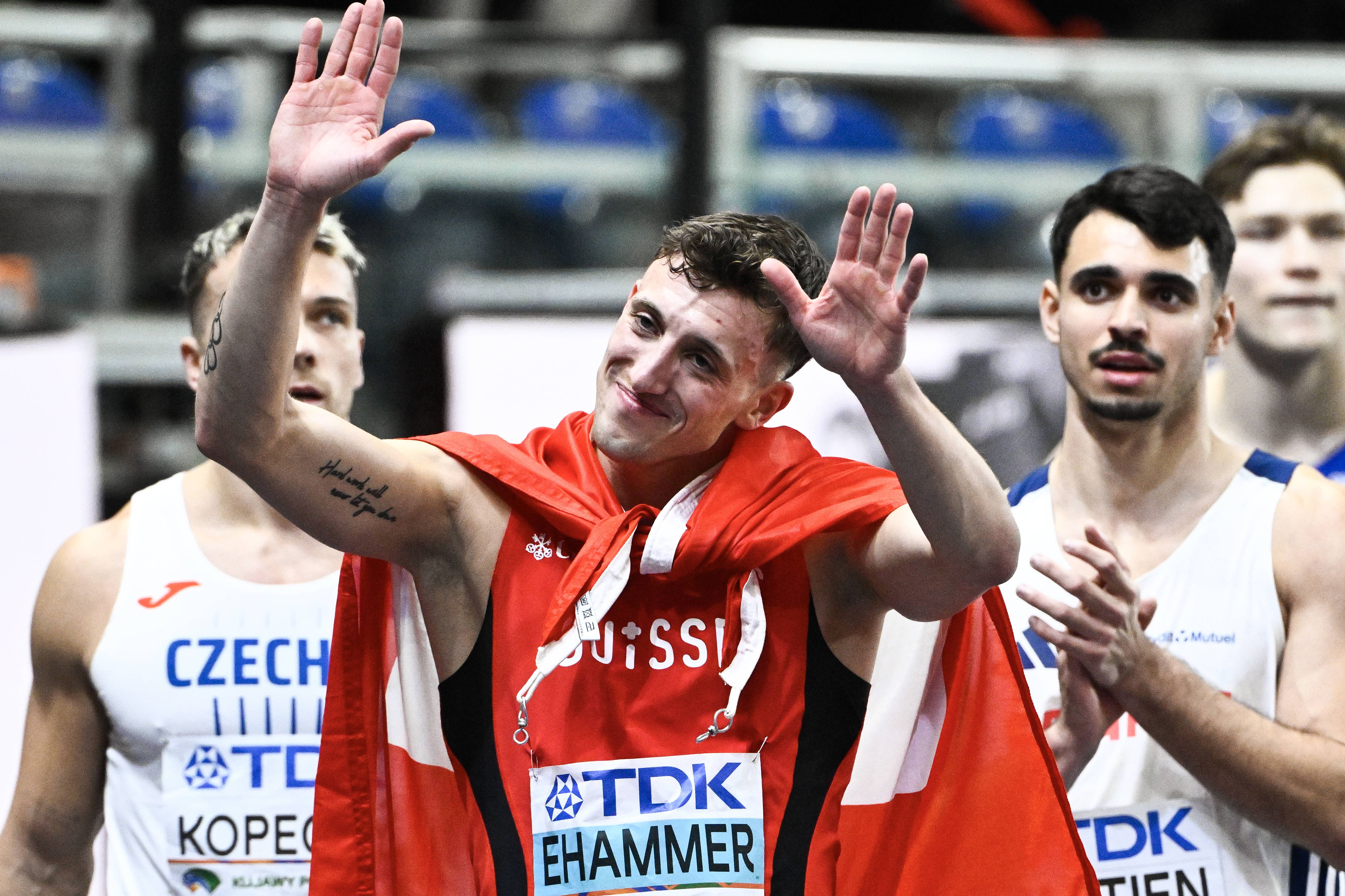 Simon Ehammer revalidou o título mundial no heptatlo. IMAGO