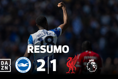 Liverpool perde em Brighton e Champions complica-se (resumo)