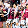 Premier League: Aston Villa dá a volta, Crystal Palace goleia