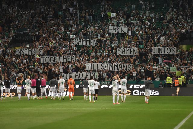 Alvalade em festa com o título de campeão ao virar da esquina