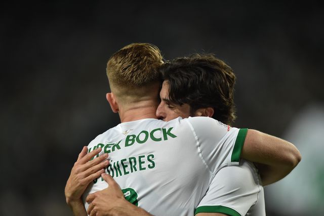 Vídeo: receção preciosa de Trincão para Gyokeres encostar