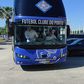 A chegada do autocarro do FC Porto para o jogo com o Casa Pia