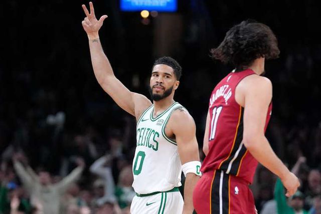 Celtics marcam 22 triplos no Jogo 1 contra os Heat