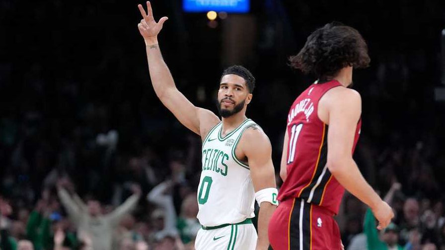 Celtics marcam 22 triplos no Jogo 1 contra os Heat