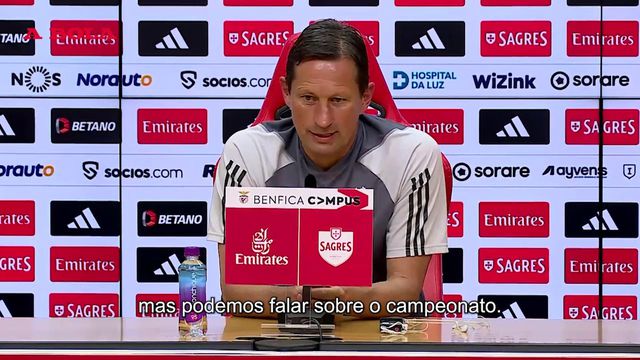 Schmidt: «Perdemos 4 pontos com Farense e Casa Pia em casa, temos de ganhar claramente 3-0, 4-0, 5-0»