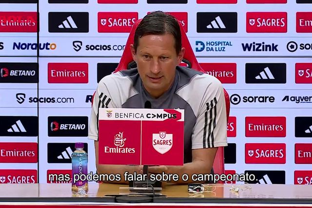 Schmidt: «Perdemos 4 pontos com Farense e Casa Pia em casa, temos de ganhar claramente 3-0, 4-0, 5-0»