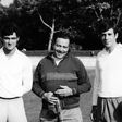 Otto Glória e Humberto Coelho num treino da Seleção Nacional em 1970