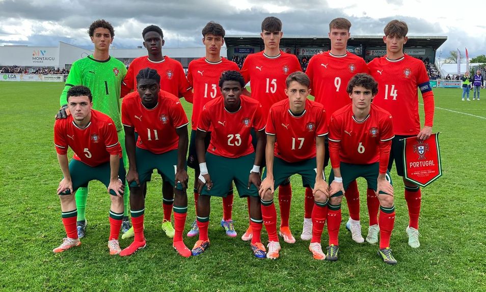 Equipa de Portugal no Torneio Internacional de Montaigu