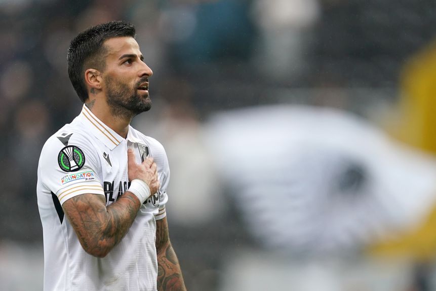 A cumprir a quarta época em Guimarães, camisola 10 é uma das grandes referências dos minhotos (Foto: Hugo Delgado/LUSA)