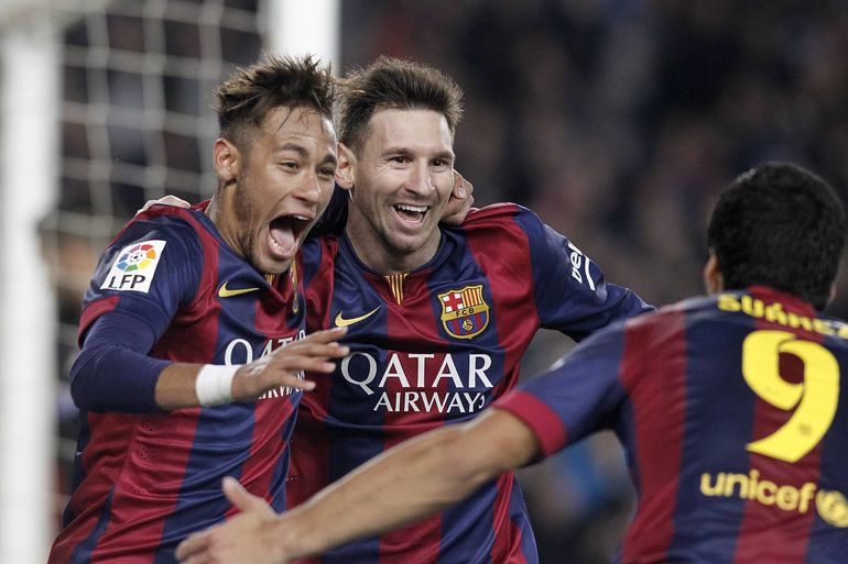 Começando a fase da lista dominada pelo Barcelona, 110 golos foram marcados pela equipa em 2014/15 (IMAGO)