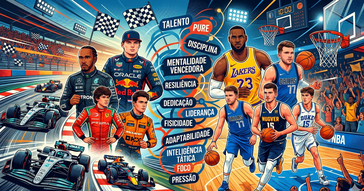 O que têm em comum as estrelas da F1 e da NBA?