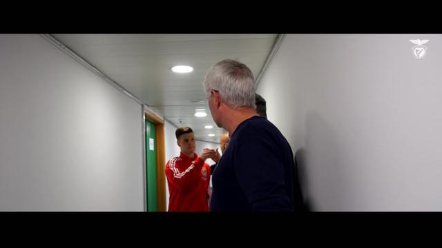 Benfica mostra os bastidores da vitória em Alvalade