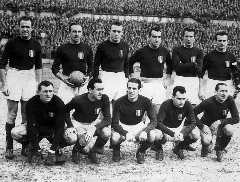 O ‘Grande Torino’ ganhou o quarto de cinco títulos seguidos em 1974/48 marcando 125 golos em apenas 40 jogos, uma média de 3,125 golos por jogo! Um recorde que persiste até hoje (Foto: Torino)