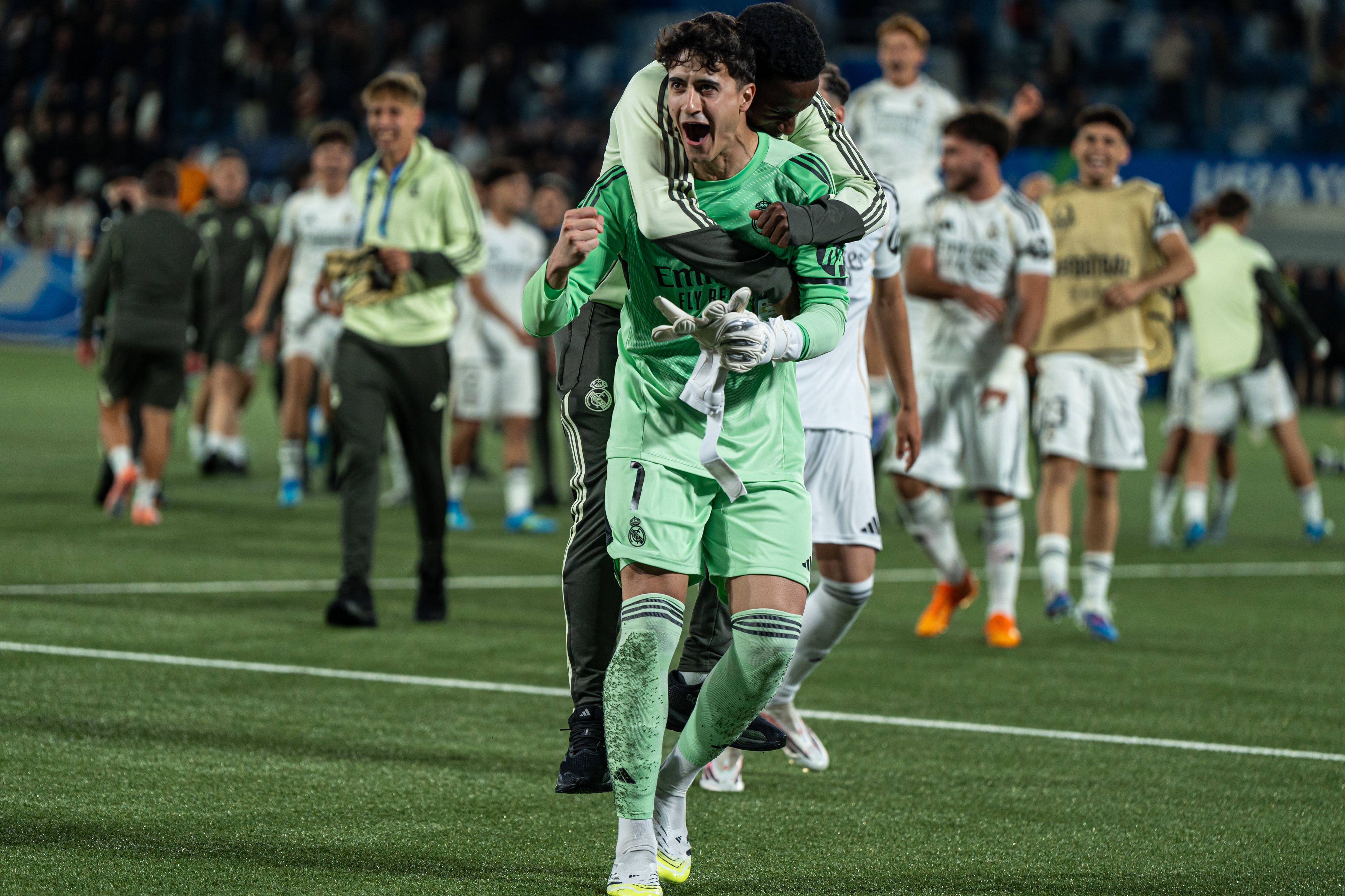 Javier Navarro, guarda-redes da equipa sub-19 do Real Madrid
