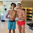 Cristiano Ronaldo com o seu filho Júnior - Foto: @cristiano