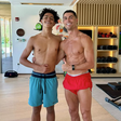 Cristiano Ronaldo com o seu filho Júnior - Foto: @cristiano