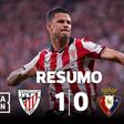 Osasuna desperdiça penálti e Ath. Bilbao soma os três pontos (resumo)