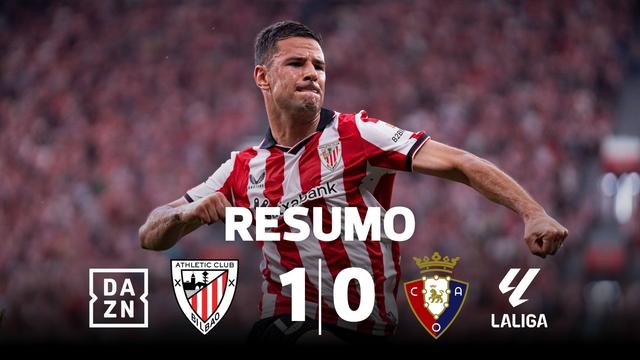 Osasuna desperdiça penálti e Ath. Bilbao soma os três pontos (resumo)