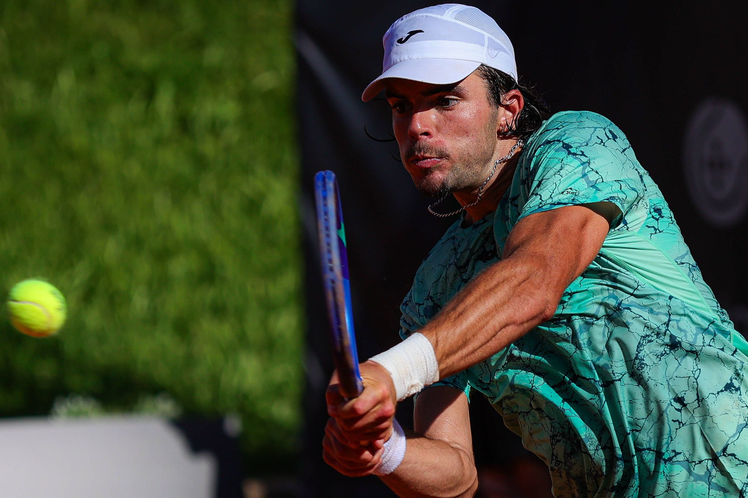 Jaime Faria será, pelo menos, um dos dois portugueses em prova nos singulares         Fotografia Imago