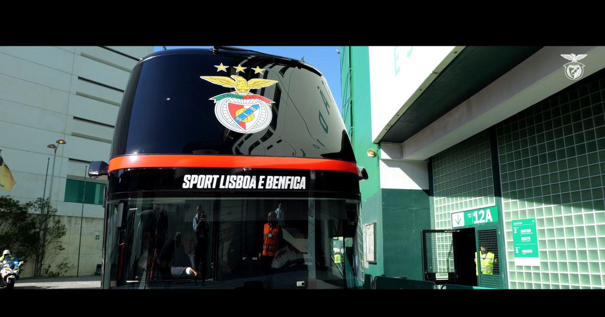 Benfica mostra os bastidores da vitória em Alvalade