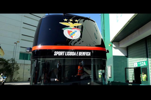 Benfica mostra os bastidores da vitória em Alvalade