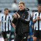 Eddie Howe a agradecer o apoio dos adeptos do Newcastle