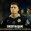 Capitão Enzo ficou sozinho a encarar os adeptos do Chelsea