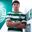 João Rijo, ala esquerdo de 17 anos - Foto: SPORTING CP