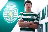 João Rijo, ala esquerdo de 17 anos - Foto: SPORTING CP