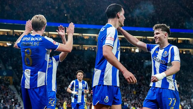 Festejos de um golo com o Tondela - Foto: FC Porto