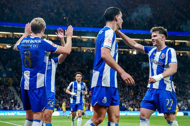 Festejos de um golo com o Tondela - Foto: FC Porto