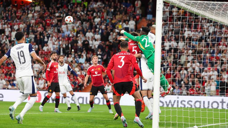Tottenham-Manchester United: Amorim em desvantagem ao intervalo