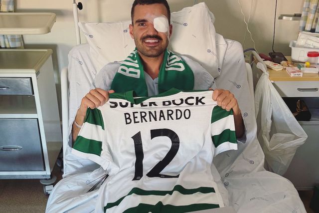 Sporting: adepto que ficou cego nos festejos já teve alta e conta o que se passou